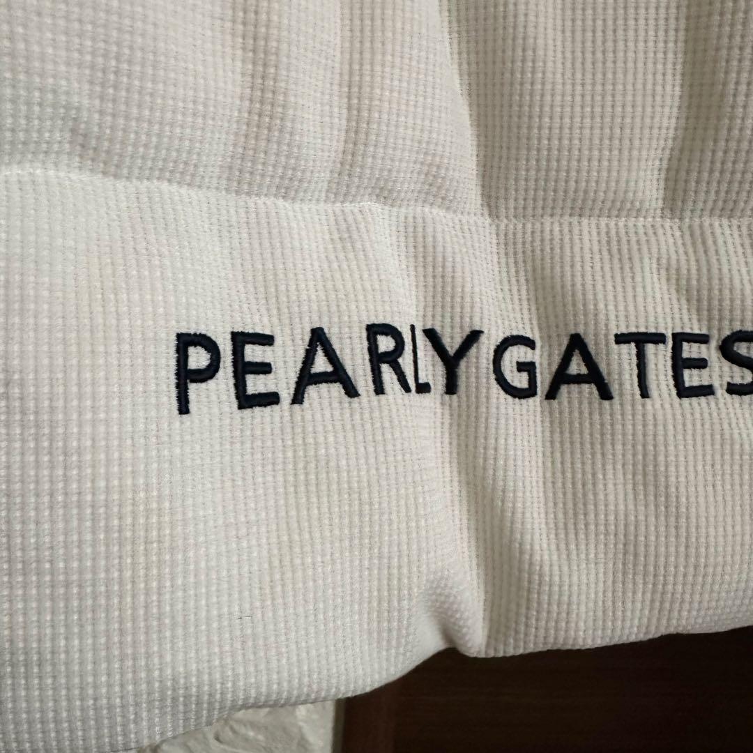 美品 PEARLY GATES パーリーゲイツ ダウンブルゾン フード付