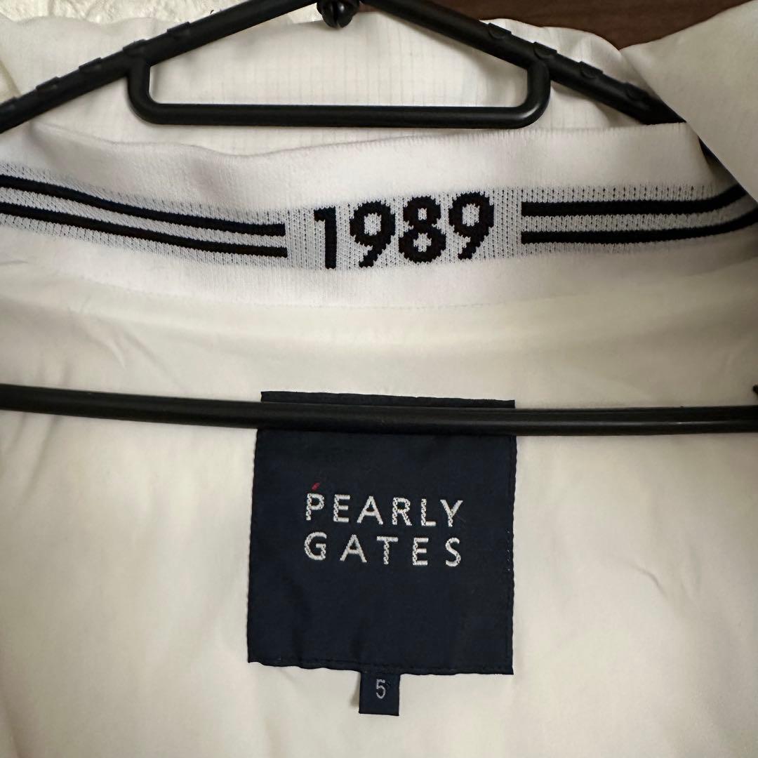 美品 PEARLY GATES パーリーゲイツ ダウンブルゾン フード付