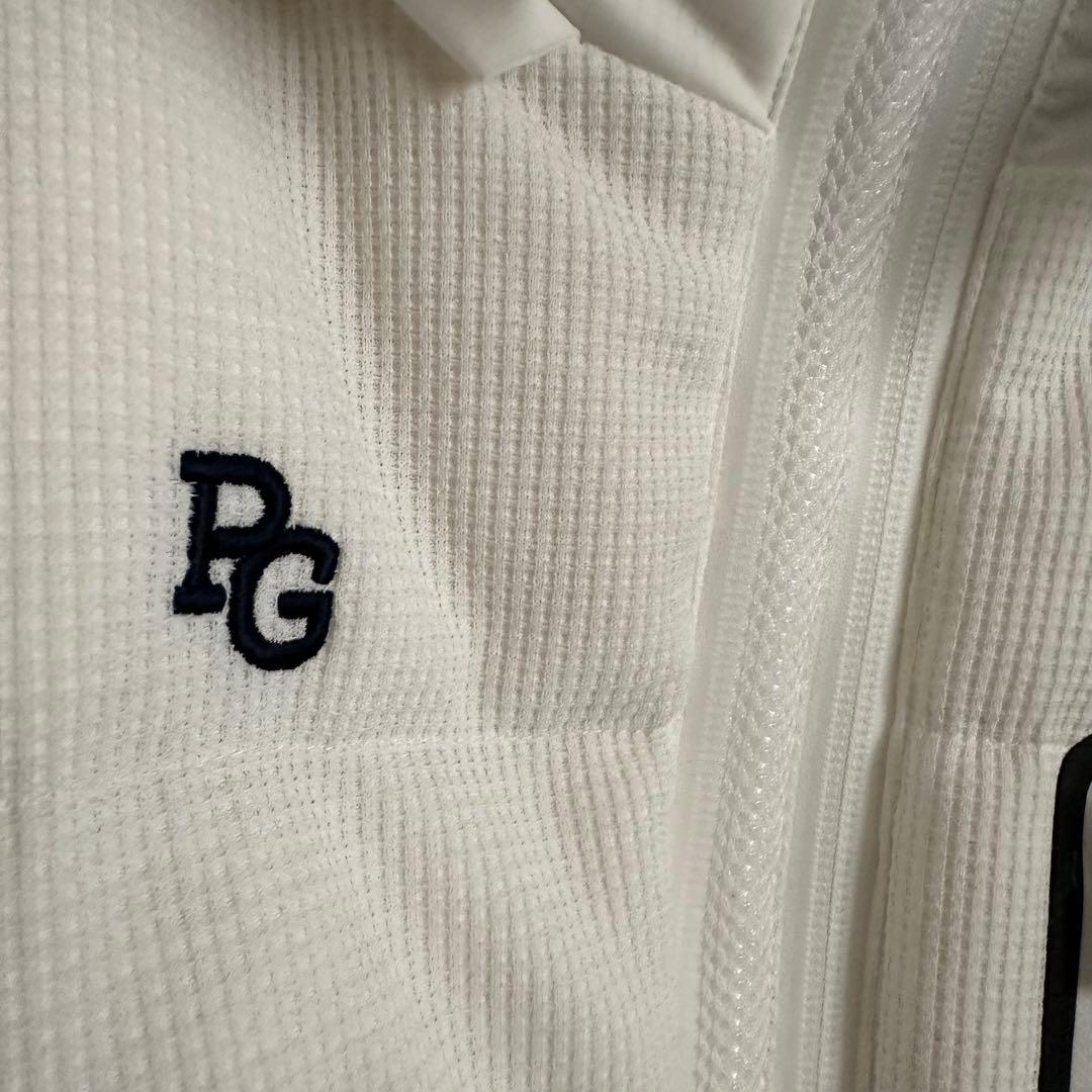 美品 PEARLY GATES パーリーゲイツ ダウンブルゾン フード付