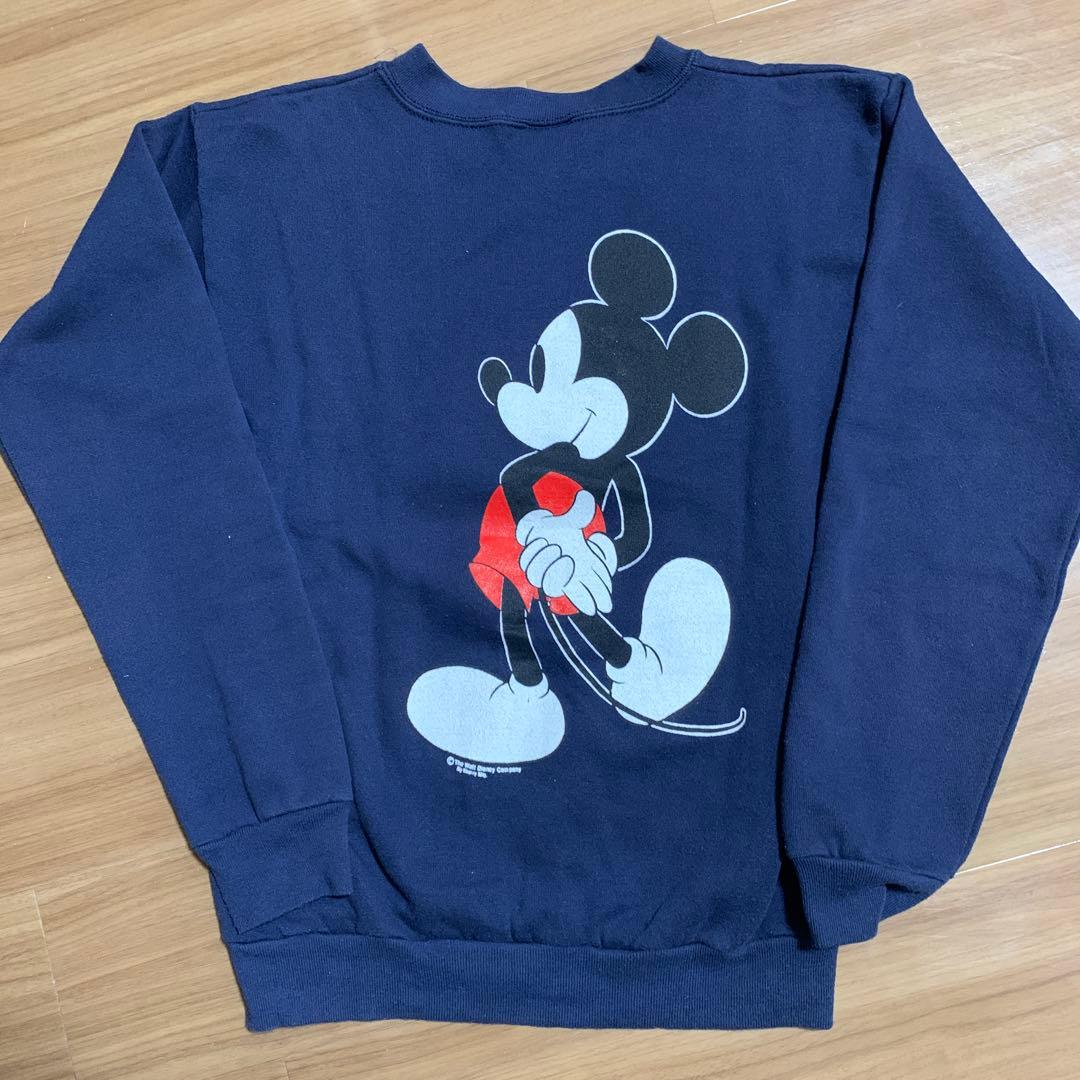 vintage TULTEX ミッキーマウス スウェット M 両面プリント