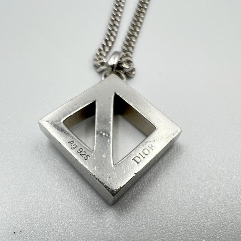 Christian Dior ネックレス CDダイヤ シルバー 925