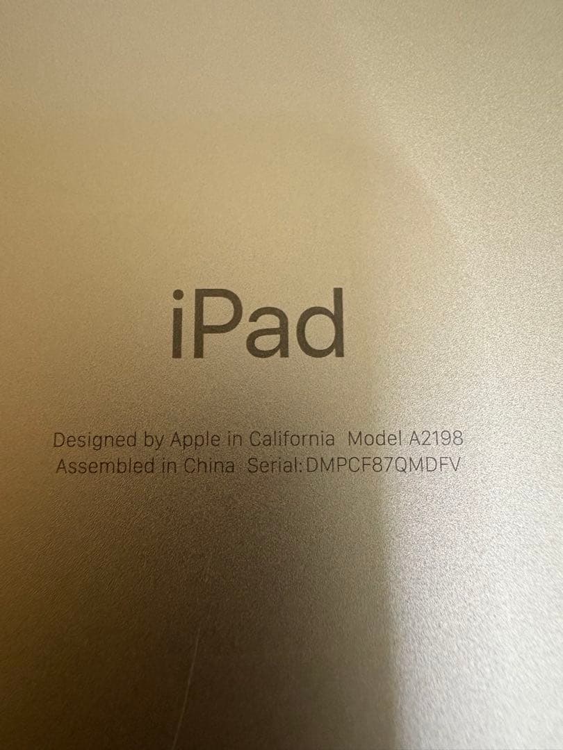 Apple iPad 10.2インチ シルバー A2198 (第7世代)