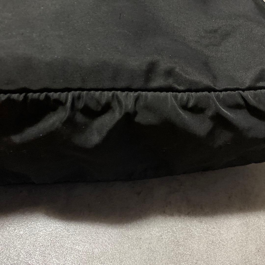 ✨美品✨PRADA トートバッグ ハンド ナイロン ロゴ 三角プレート 黒