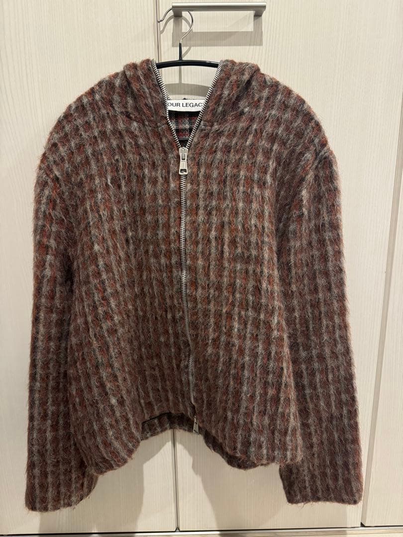 トップス Our Legacy FULL ZIP HOOD Boston Check