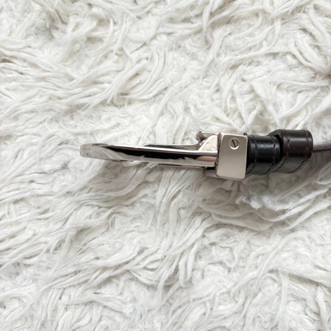 良品　カルティエ　リバーシブルベルト　アルディロン　男女兼用　シルバー金具