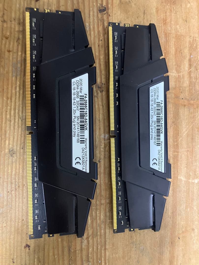 G.SKILL DDR4-2666 32GB×2 64GB