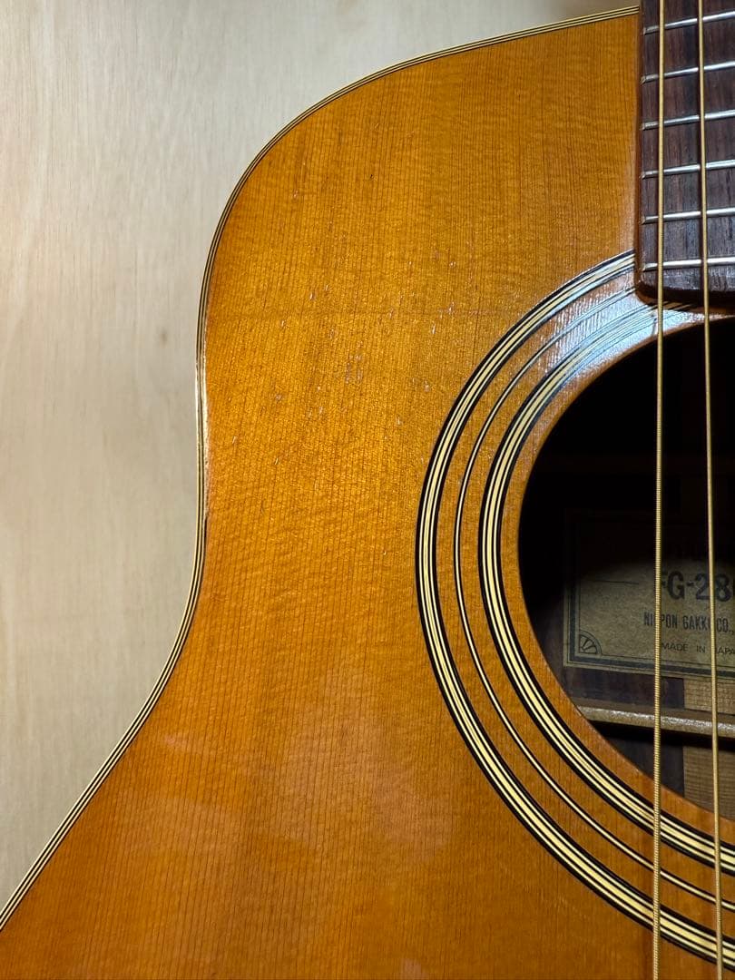 YAMAHA FG 280 アコースティックギター グリーンラベル　ヴィンテージ