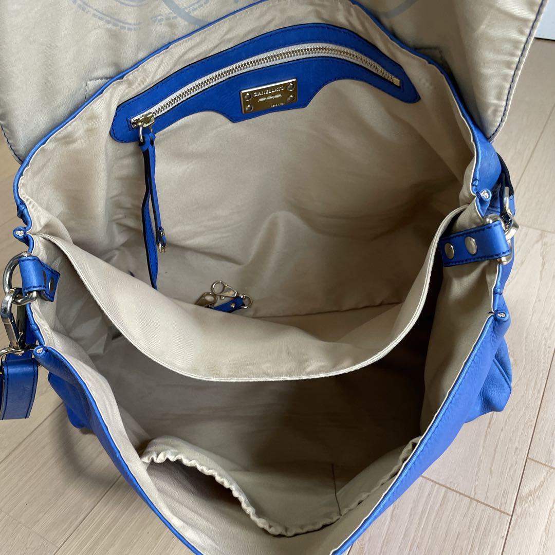 ザネラートZANELLATO 2wayショルダーポスティーナ中古ブルーL