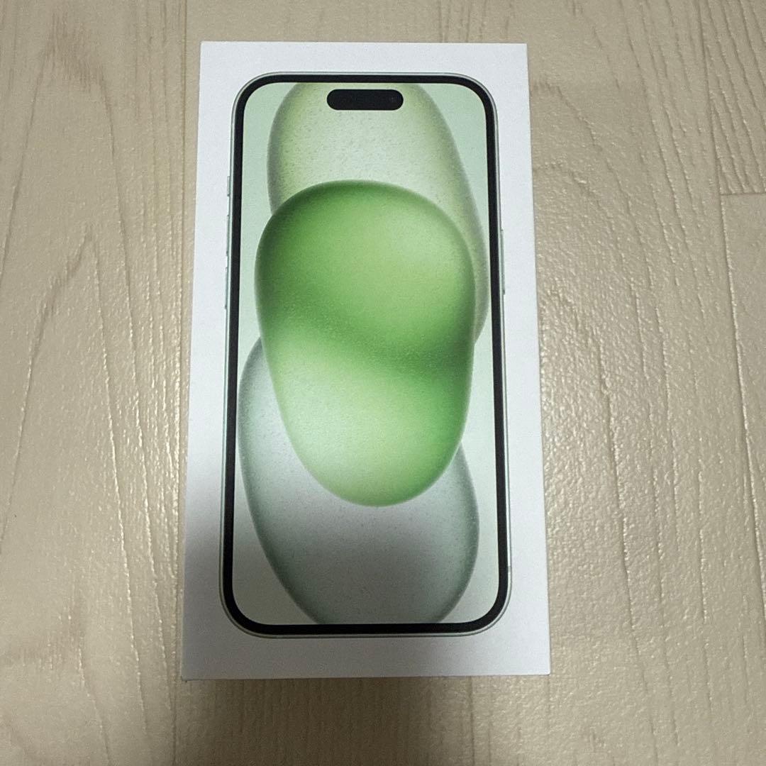 ［新品・未使用］iPhone 15 Green 本体　128GB