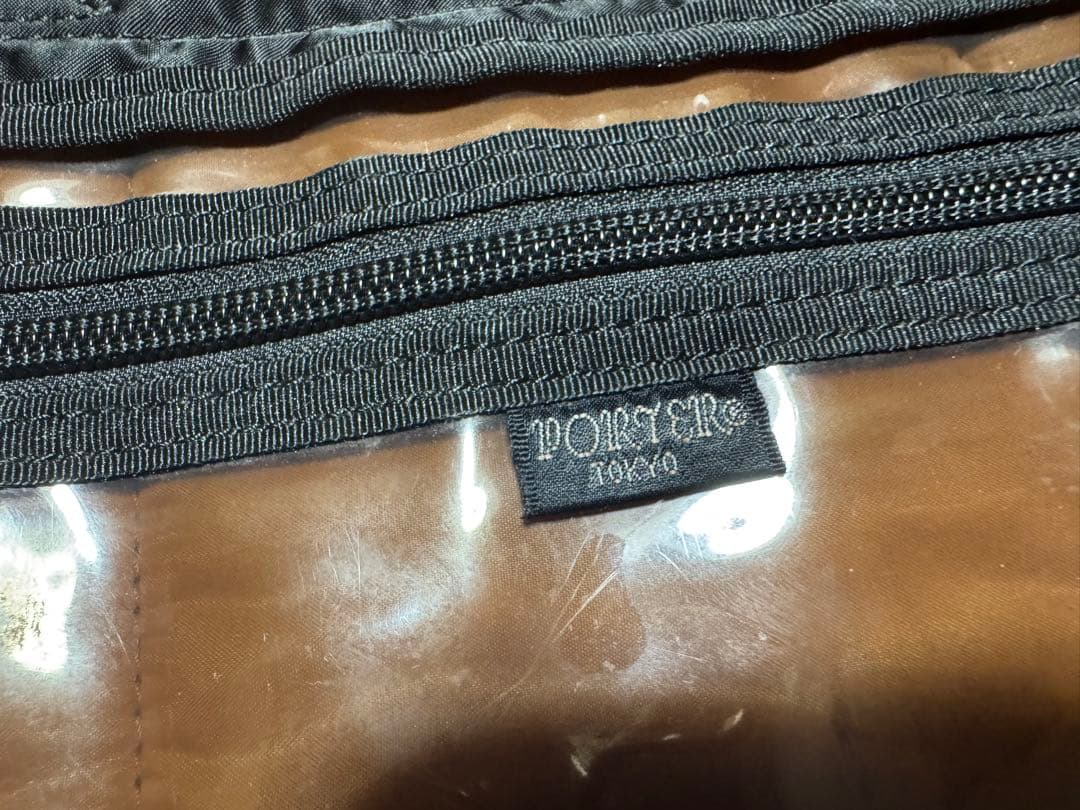 極美品 PORTER ポーター タンカー トート バッグ ブラック 大