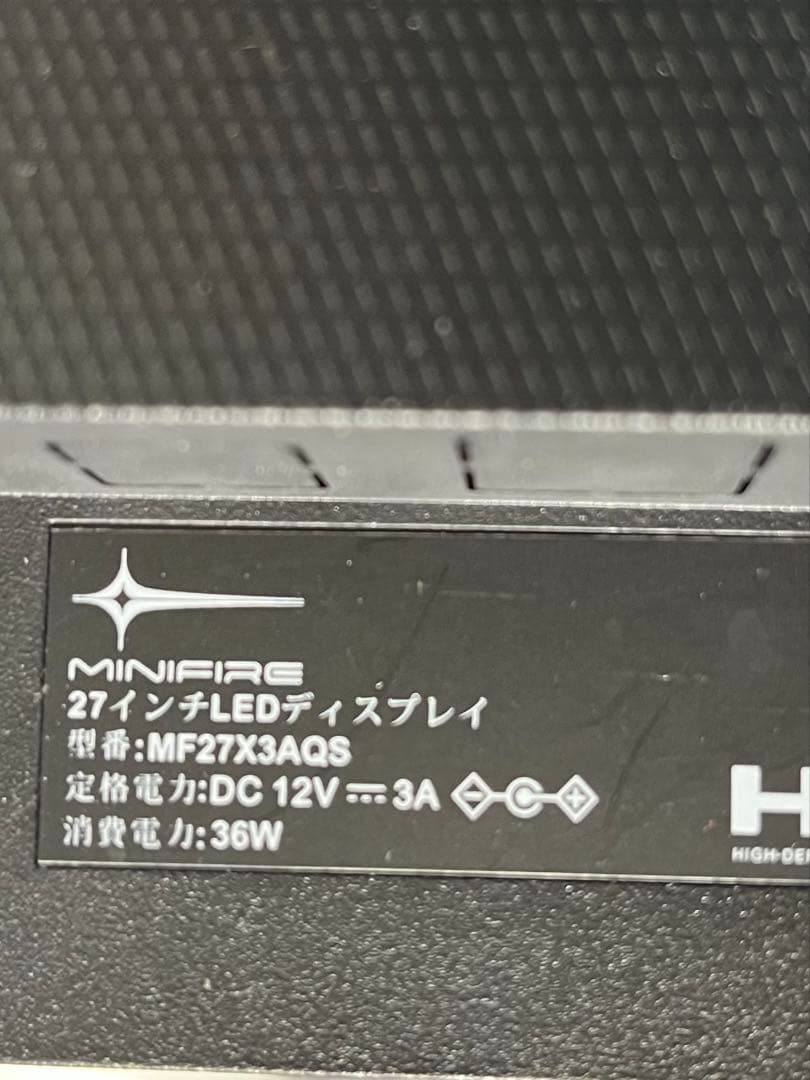 美品 Minifire MF27X3AQS 27インチ WQHD IPS モニタ
