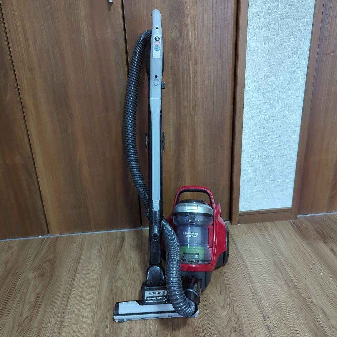 日立 HITACHI サイクロン掃除機 CV-SV90H 21年製 日本製 赤