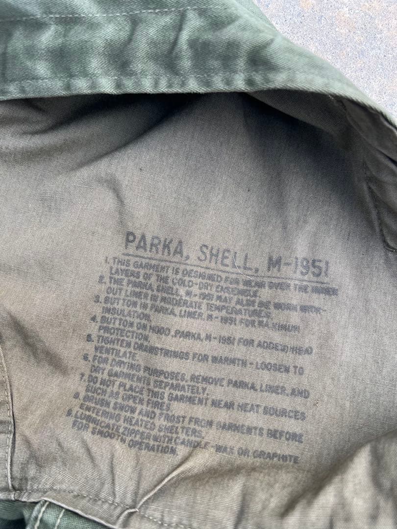 anytee購入【50s前期 】M51パーカーモッズコートMコットンサテン