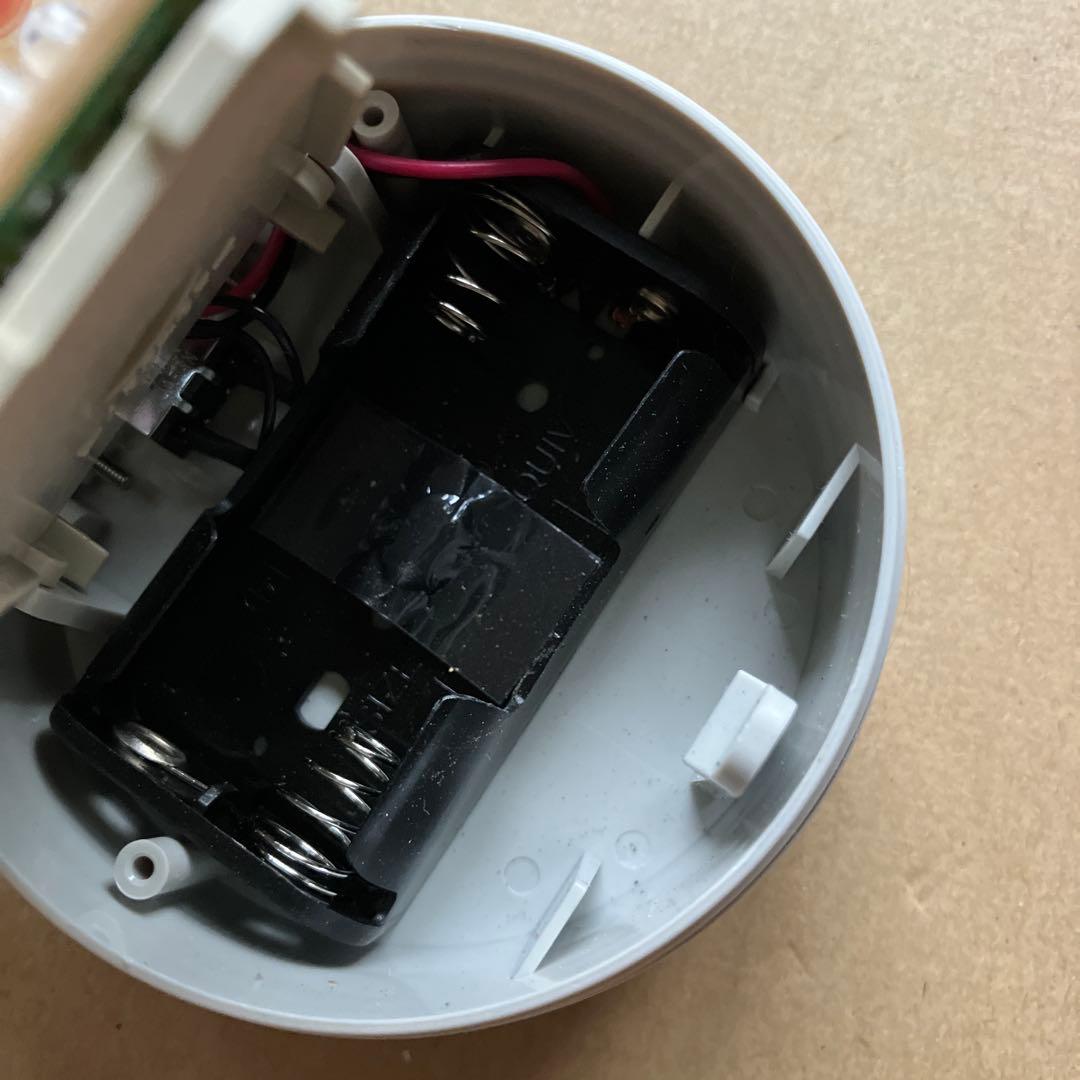 日惠製作所　回転灯　VL07B-003AR　赤　乾電池式　2個セット