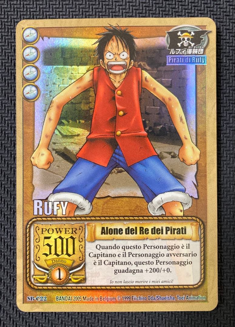 旧ワンピース　カード　ルフィ　海外版　希少　カードダス　旧裏