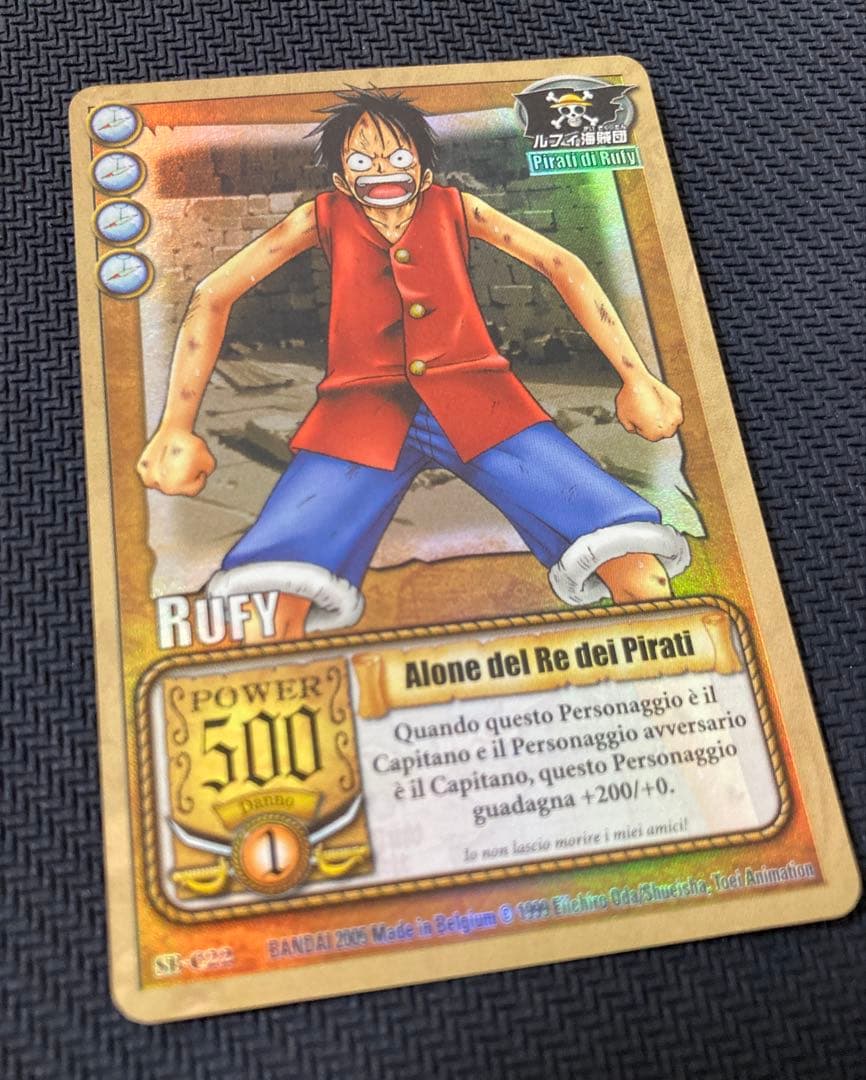 旧ワンピース　カード　ルフィ　海外版　希少　カードダス　旧裏