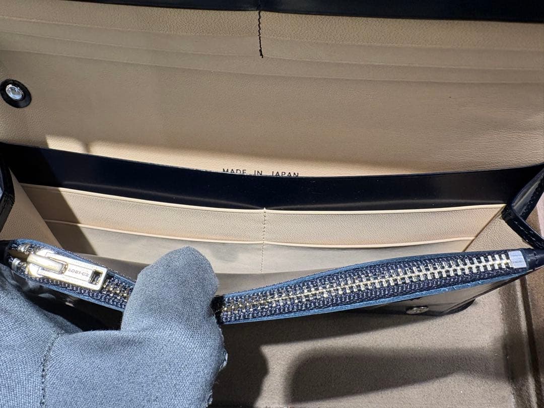 ※ ACTO　ポーター 新品未使用　ネイビー レザー長財布