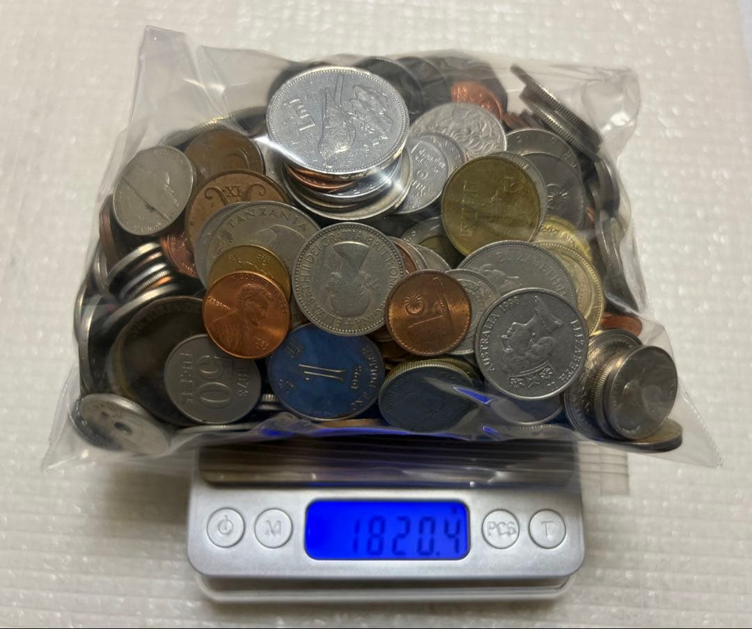 古銭　世界の古銭　外国の硬貨　色々　詳細はわかりません　約3840g A1