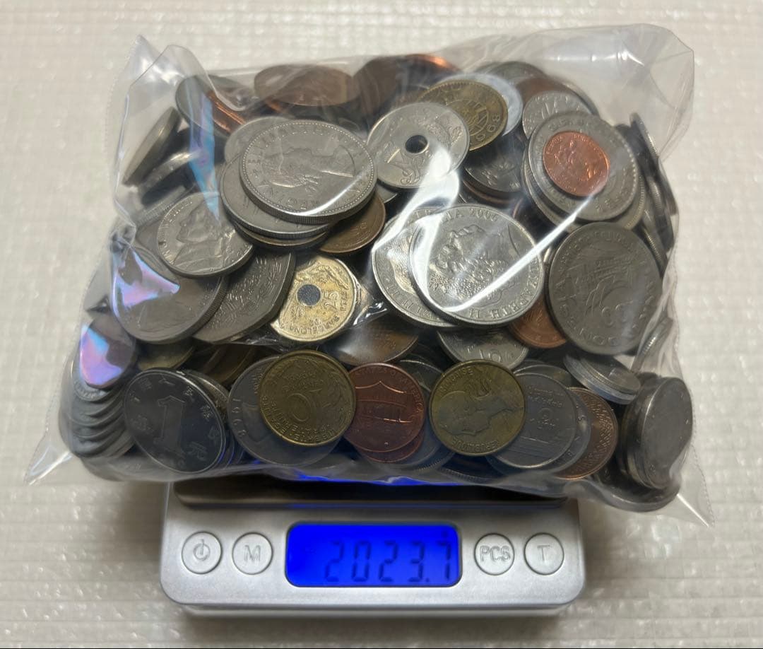 古銭　世界の古銭　外国の硬貨　色々　詳細はわかりません　約3840g A1