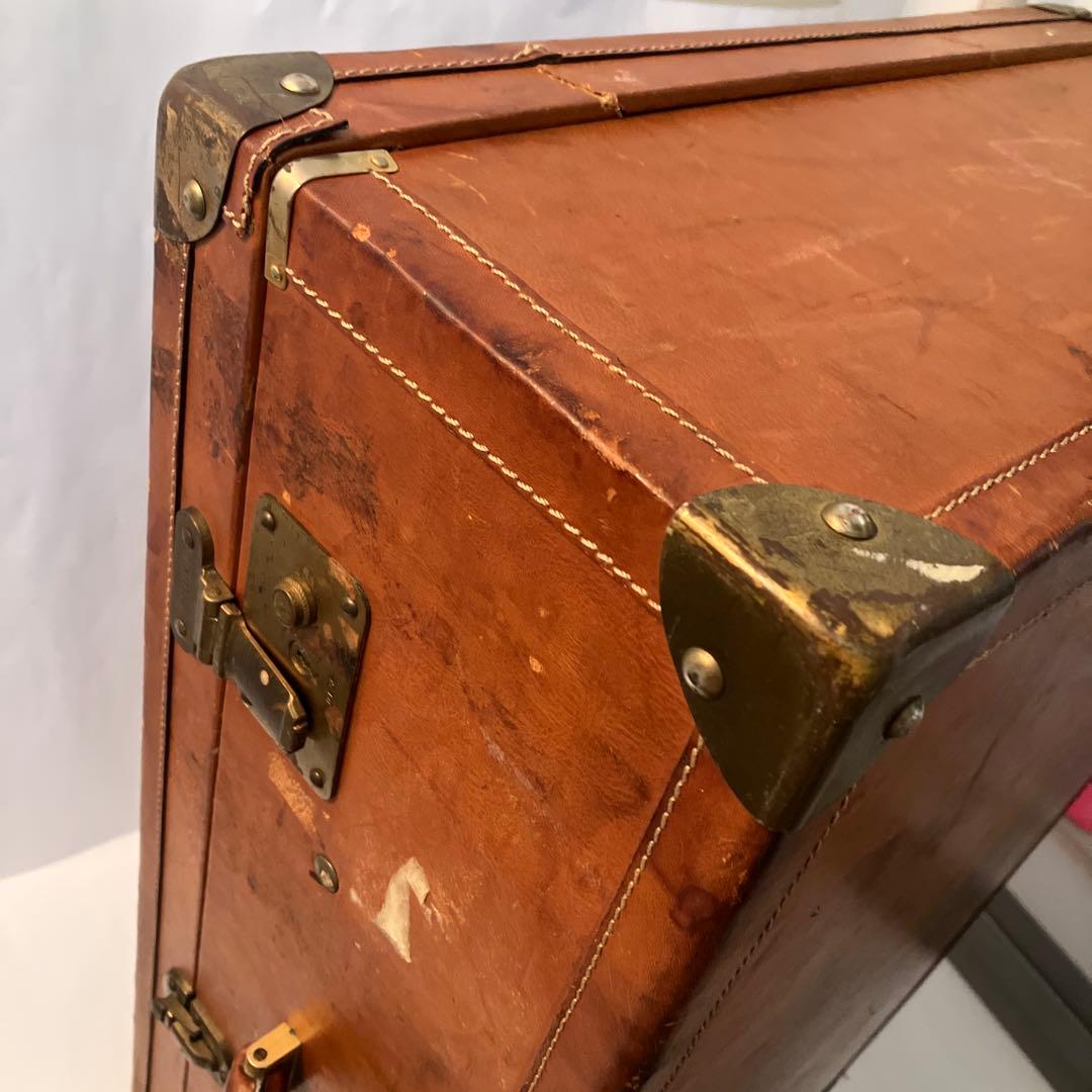 Polo ラルフローレン　本革レザー トランク　スーツケース　ヴィンテージ