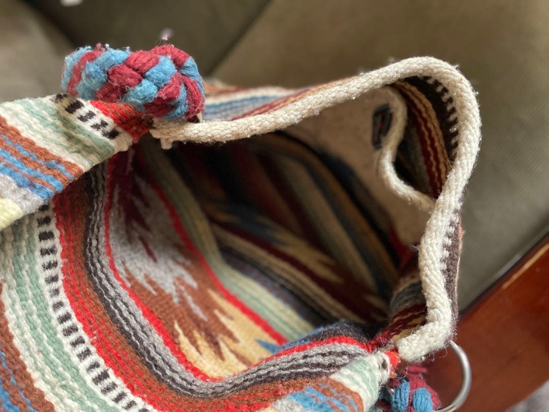 BEAMS CHAMULA / ウール製ボディBAG