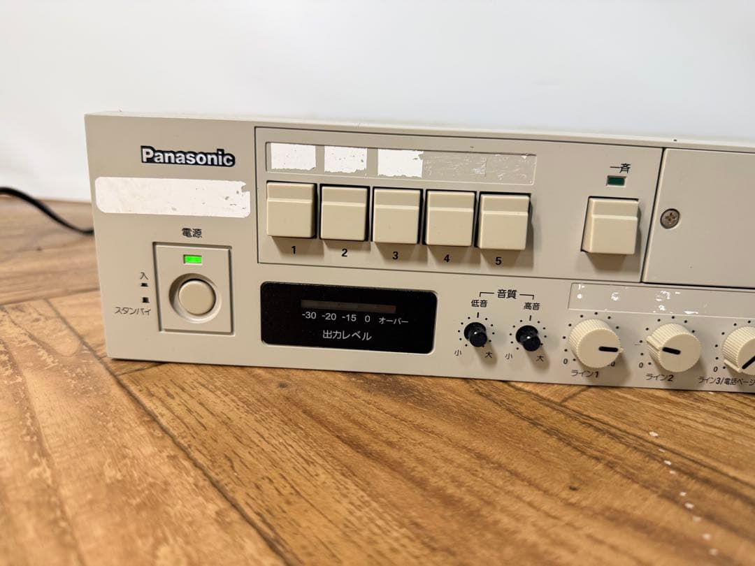◆音出しOK◆Panasonic◆ハイパワーアンプ◆WA-H60◆音響機材◆