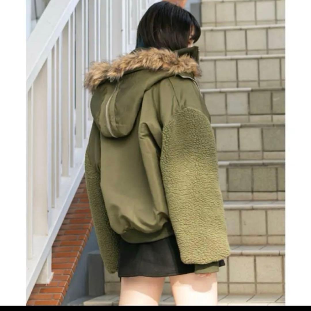 RASVOA コンビバックルブルゾン ブラック