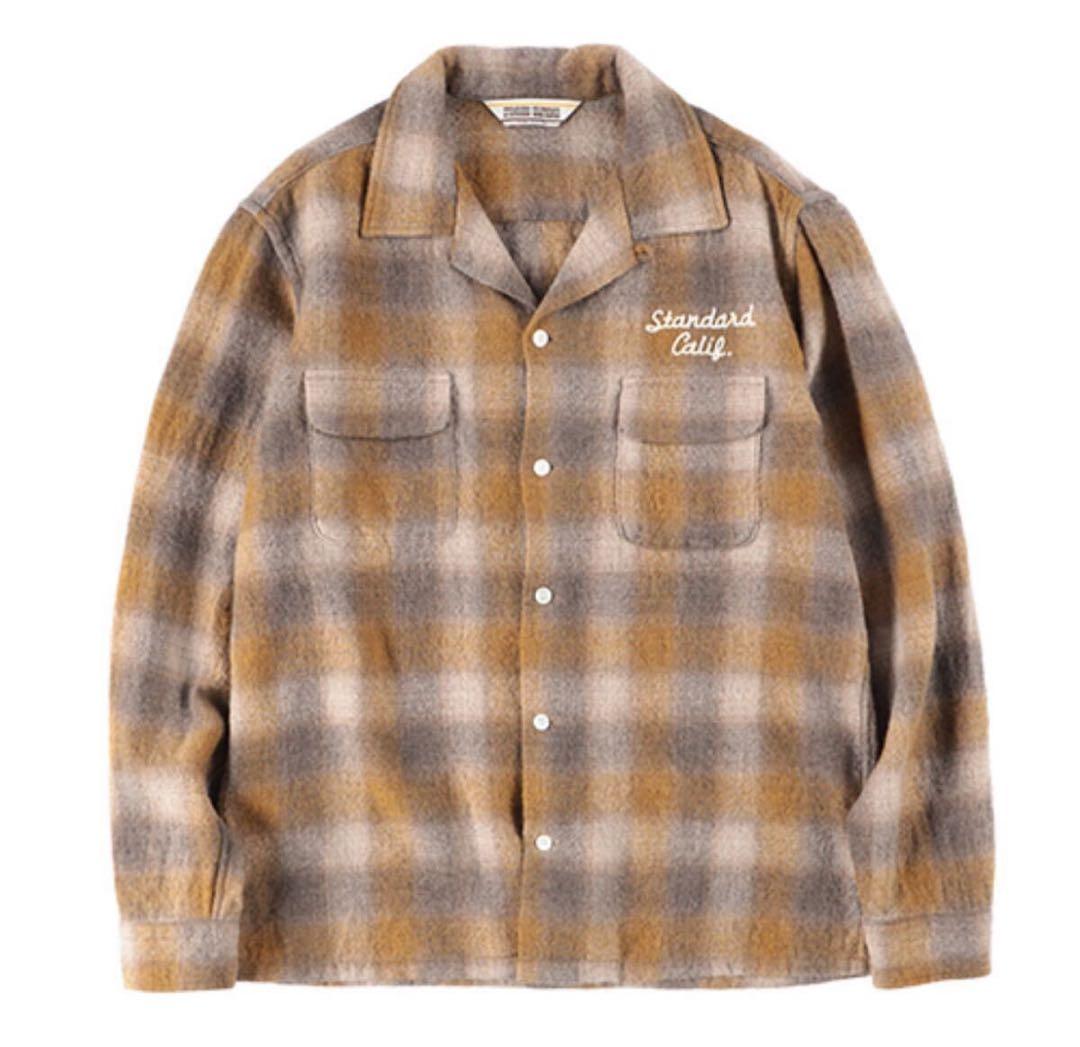 スタンダードカリフォルニア　ウールシャツ