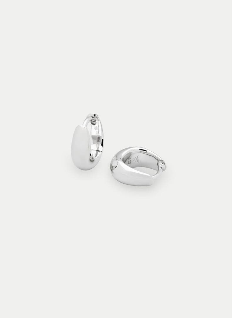 TOMWOOD Ice Huggies Silver ピアス