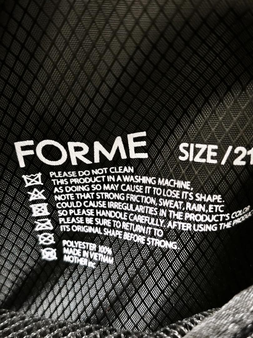 【希少】FORME ブラックリュック バックパック　東原亜希