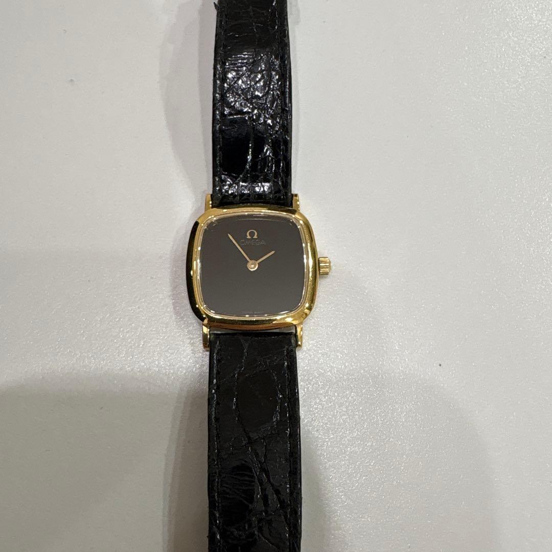 プ*ン様 美品　不動　オメガ デビル クォーツ 腕時計 OMEGA DE VIL