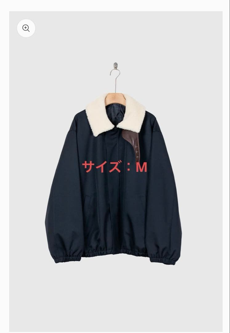 ジャケット・アウター ssstein / MOUTON COLLAR PADDED JACKET