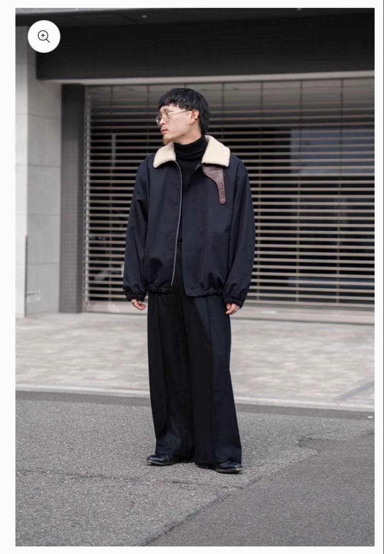 ジャケット・アウター ssstein / MOUTON COLLAR PADDED JACKET