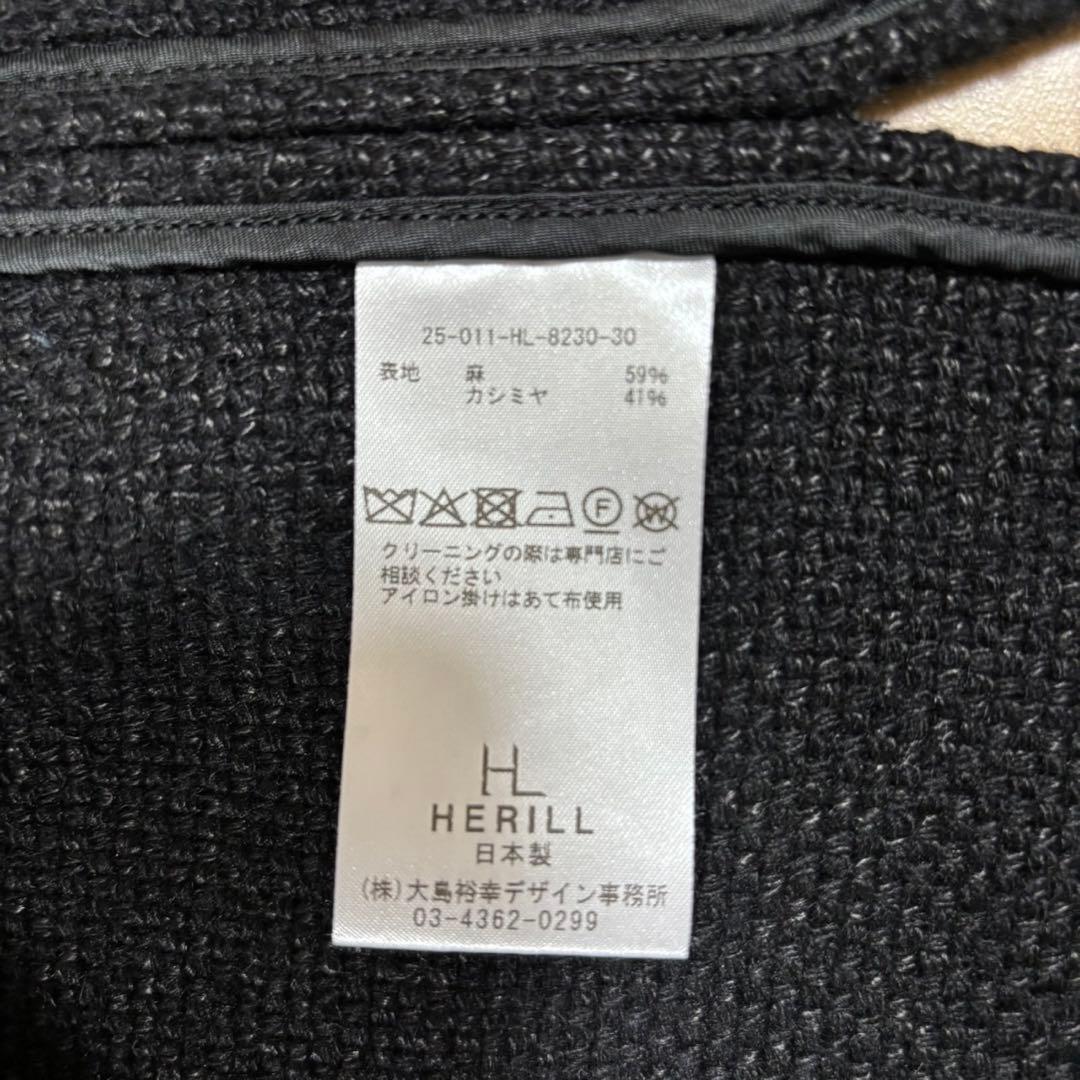 トップス HERILL Cashmere linen mat Chimayo vest