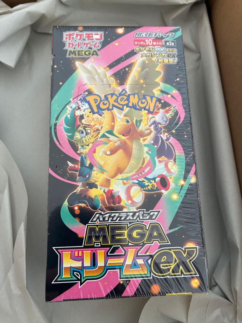 新品未開封　ポケモンカードゲーム MEGA ドリームEX ボックス　シュリンク付