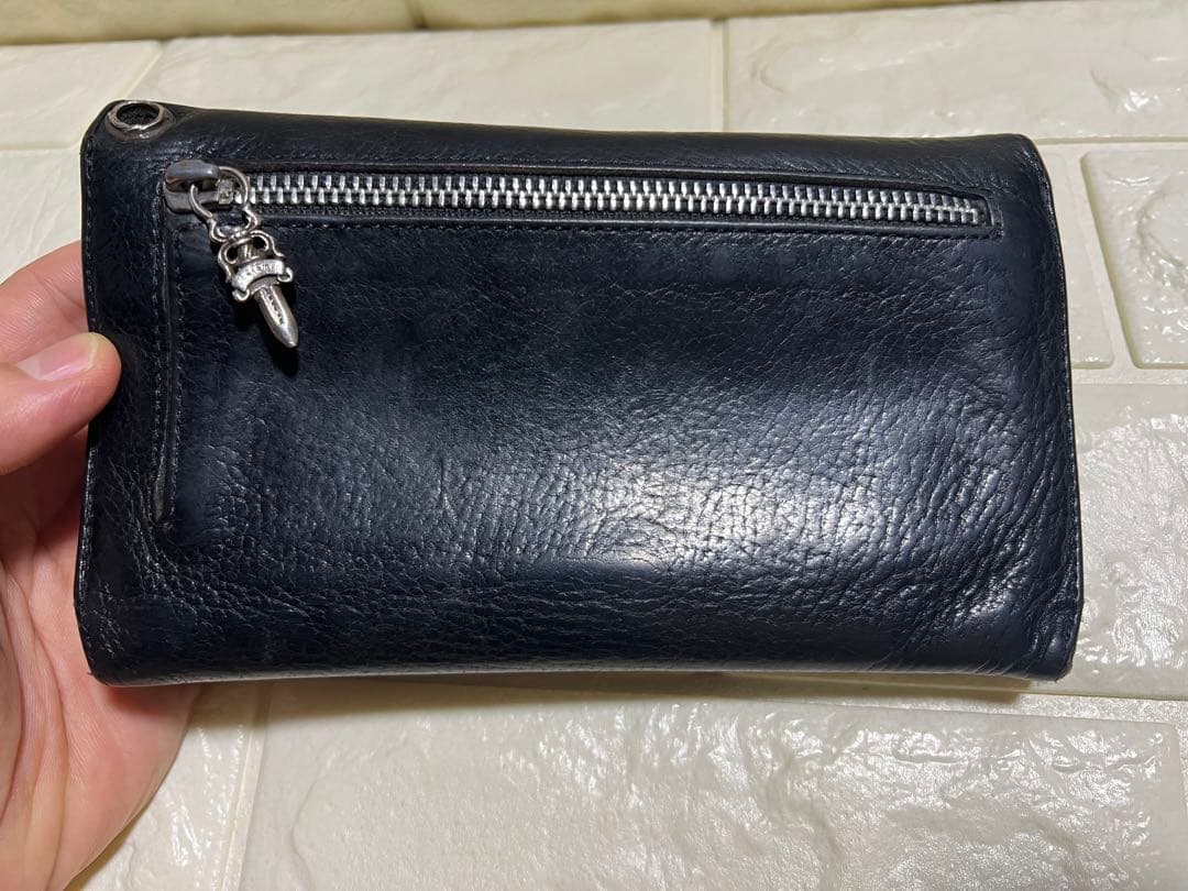 chrome hearts クロムハーツ　WAVE CROSS BTN