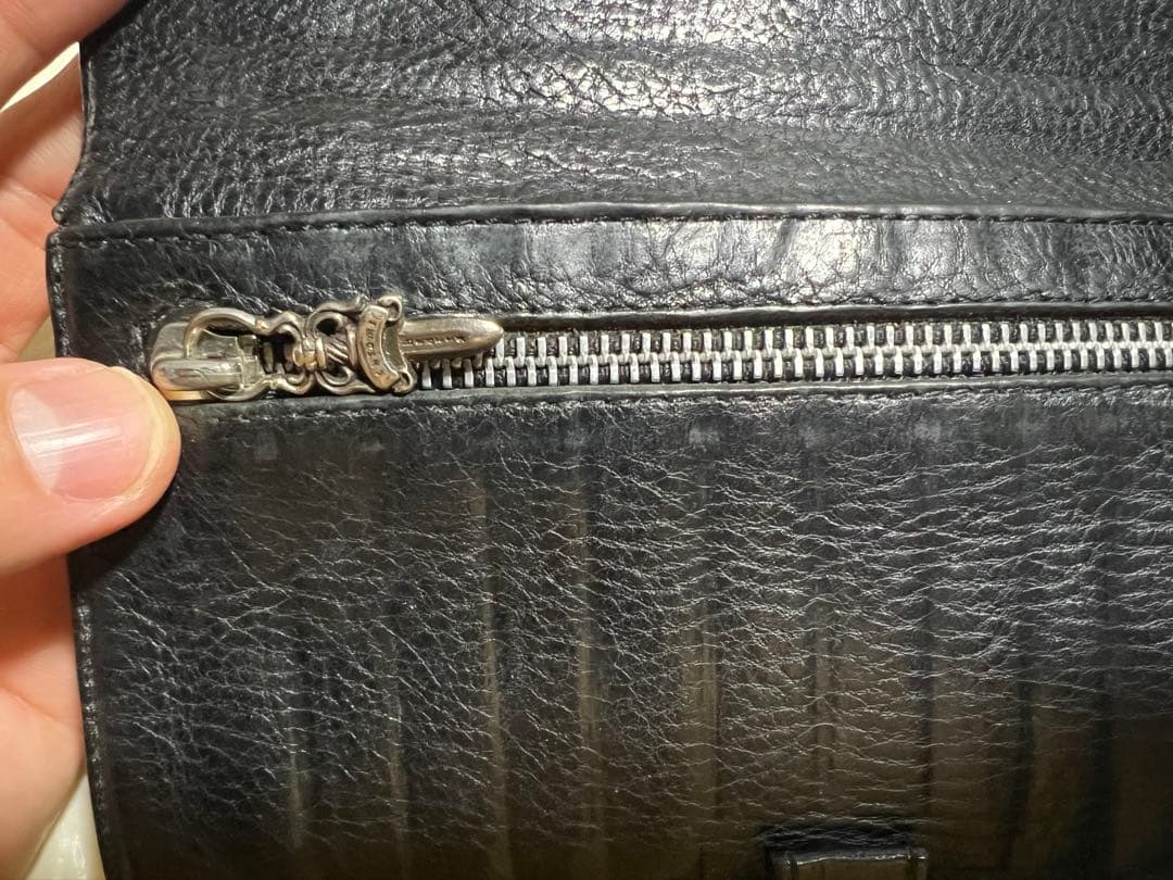 chrome hearts クロムハーツ　WAVE CROSS BTN