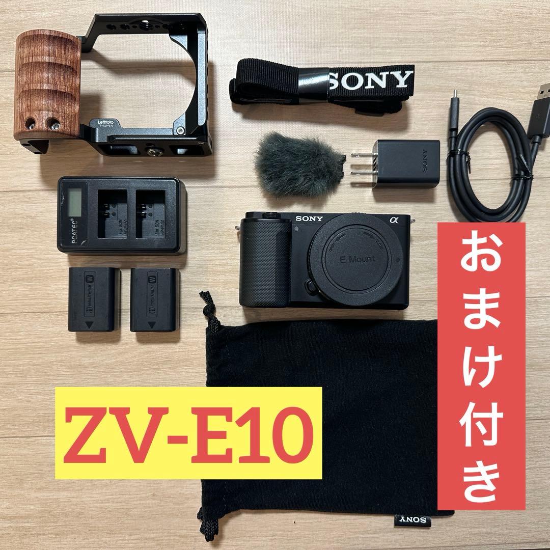 【shot数451枚】ZV-E10 ボディ VLOGCAM おまけ付き