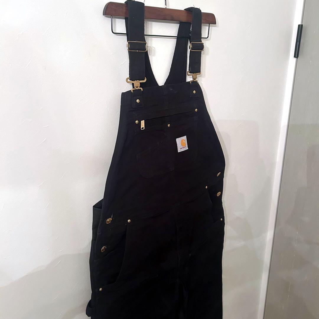 カーハート オーバーオール ダック ダブルニー W36×L30 メキシコ製 美品