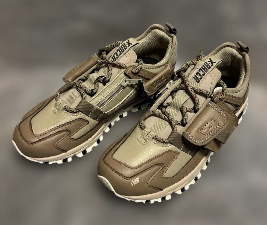 NEW BALANCE X-RACER UTILITY ベージュ系 レザー タン