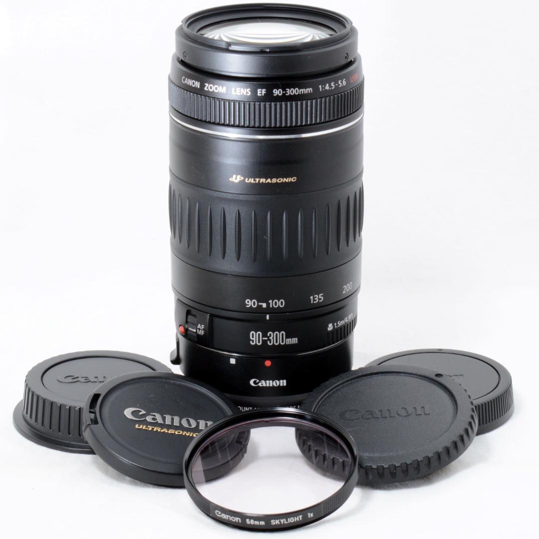 ⭐️美品⭐️Canon EF 90-300 USM&EF-EOS Mアダプター
