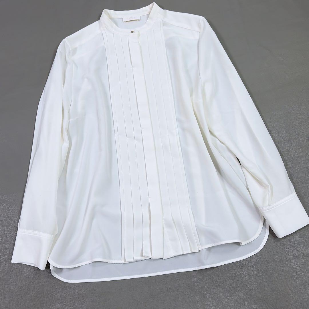 美品　ボールジィ Ballsey クリアデシン メタルボタンシャツブラウス