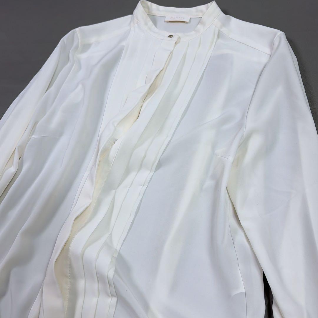 美品　ボールジィ Ballsey クリアデシン メタルボタンシャツブラウス