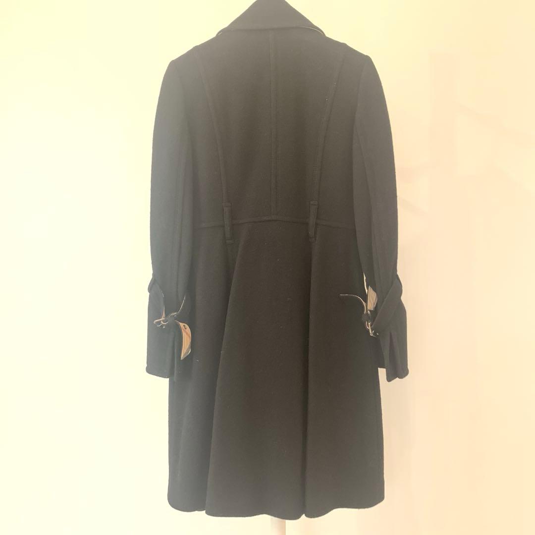 美品　BURBERRY バーバリーブルーレーベル ウール　ロングコート 38