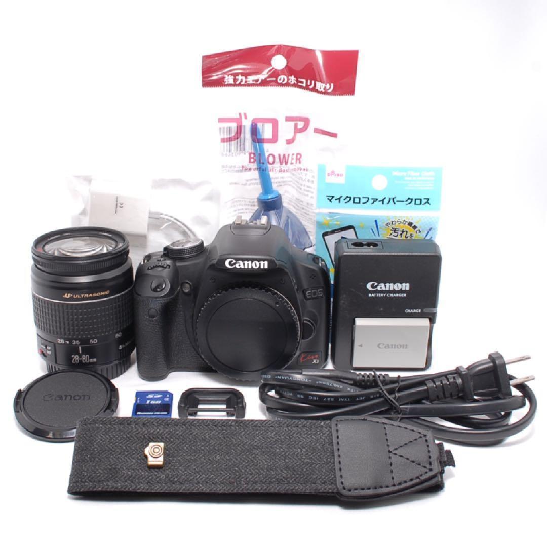 【スマホ転送OK】Canon Kiss X3✨初心者おすすめ一眼レフセット♫