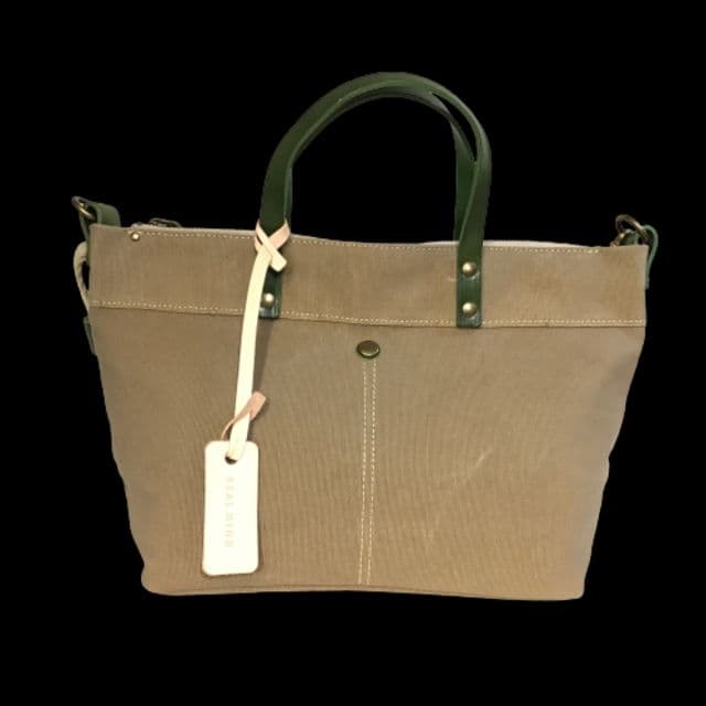 みんみん様【新品】リアルマインド　帆布2wayバッグ　グリーン