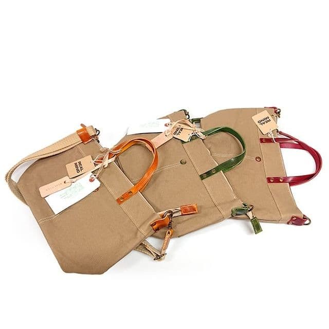 みんみん様【新品】リアルマインド　帆布2wayバッグ　グリーン