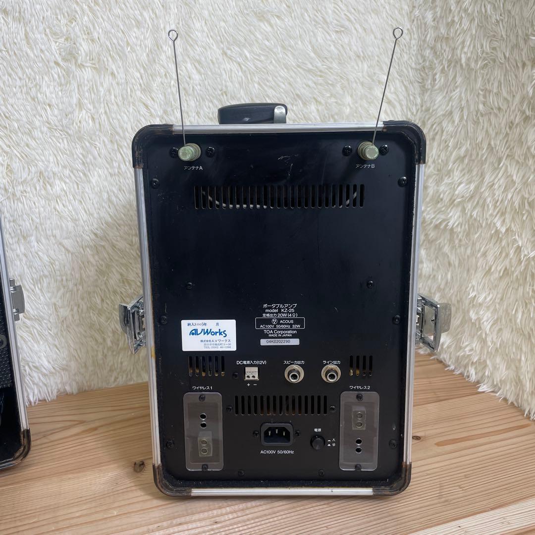 TOA KZ-25 ポータブルアンプ CD カセット 再生確認