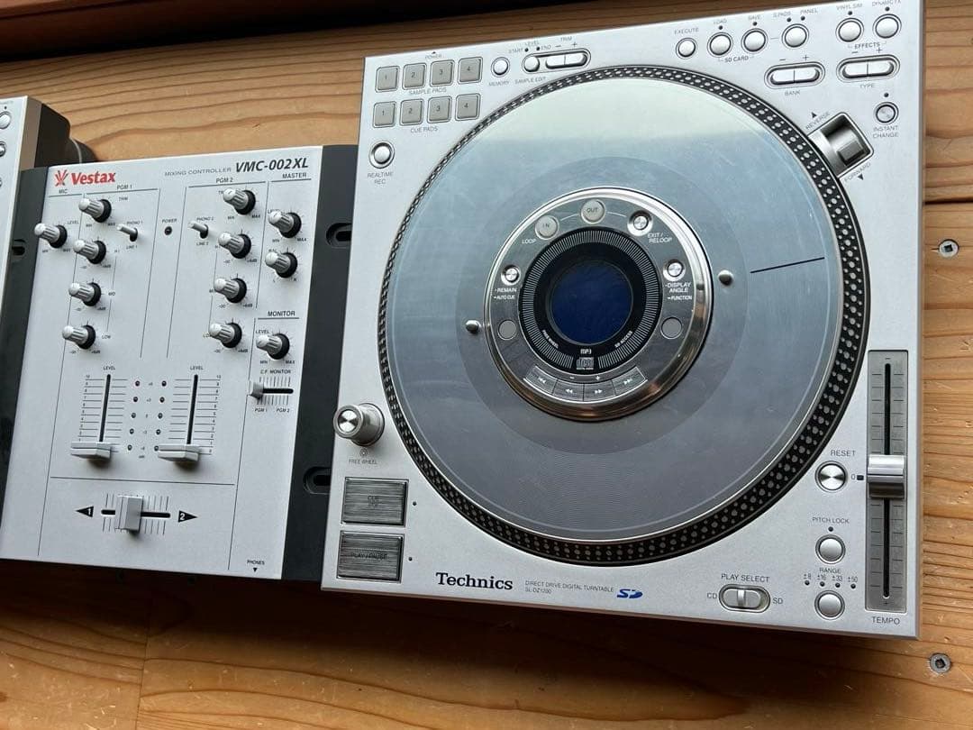 Technics CDJ SL-DZ1200 vestax ミキサーセット
