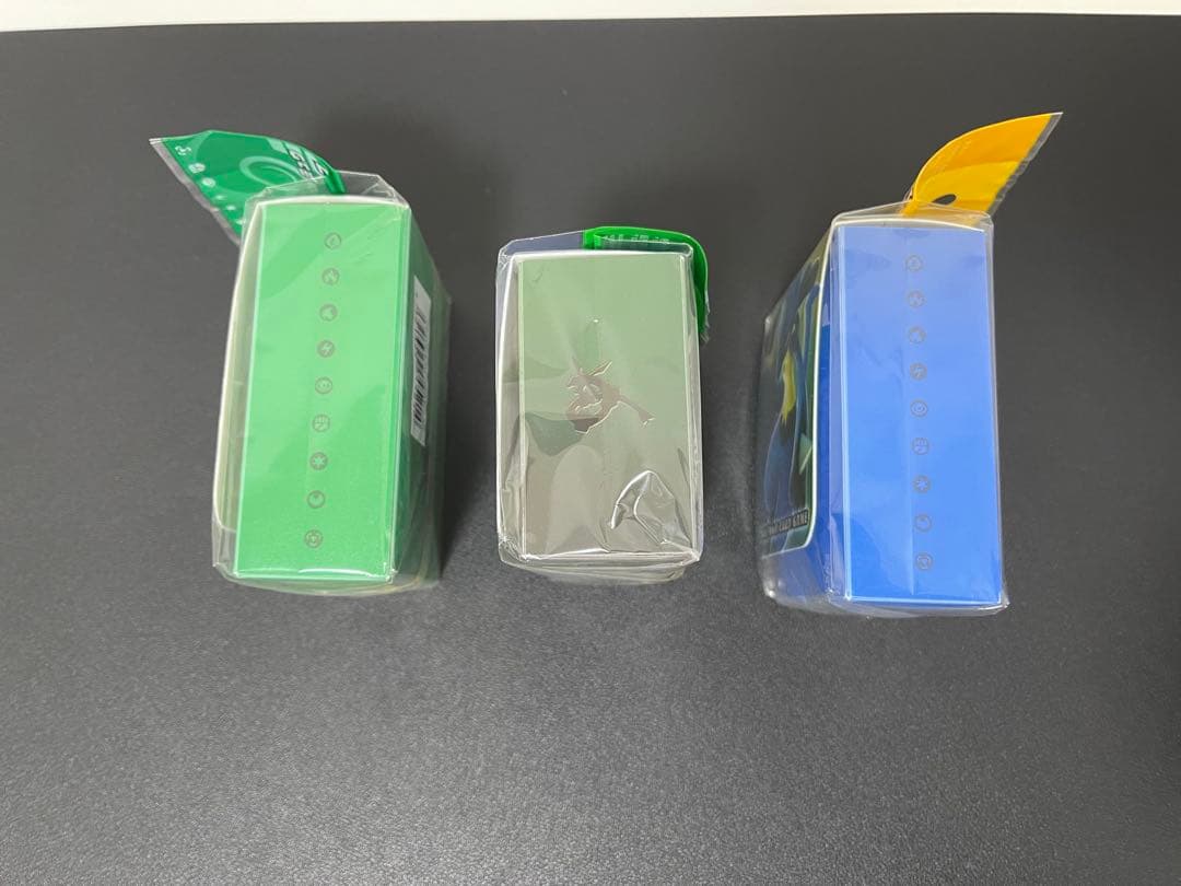 ハーフデッキケース　3点　ミュウ　レックウザ　ルカリオ